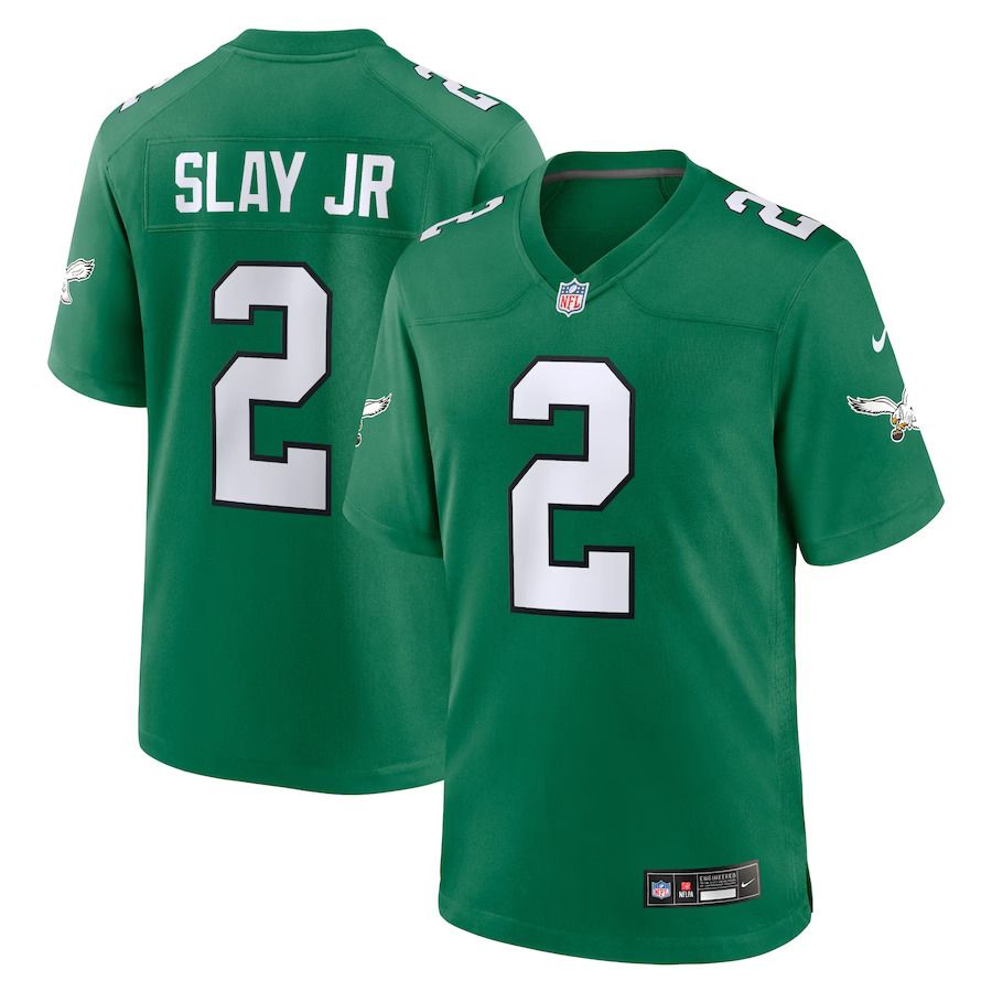 Men Philadelphia Eagles 2 Darius Slay Nike Kelly Green Alternate Game Player NFL Jersey